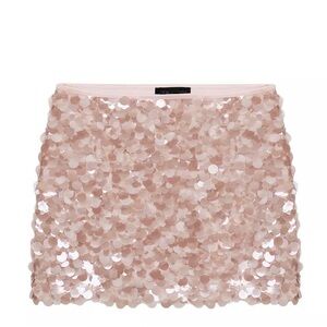 Zara SEQUIN MINI SKIRT
